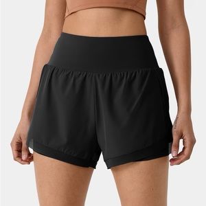 HALARA Black Athletic Shorts Lightweight Breathable